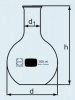 Колба DURAN Group 5000 мл, круглая, плоскодонная, узкогорлая, стекло (Артикул 217117308 )