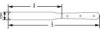 Шпатель Bochem с деревянной ручкой, жёсткое лезвие, длина 150 мм, ширина 15 мм, нержавеющая сталь (Артикул 3531)
