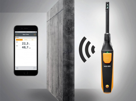 Testo 605i - Термогигрометр, управляемый со смартфона