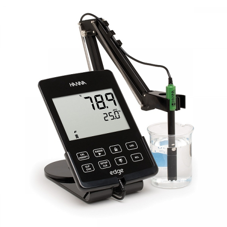 Универсальный прибор в комплекте с датчиком для измерения растворенного кислорода HANNA HI2040-02 edge