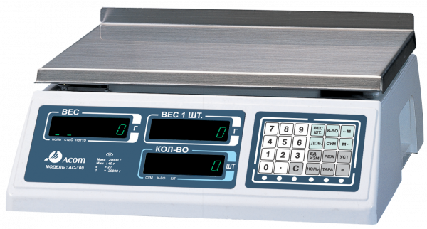 Счетные весы Acom AC-100-5 RS232C