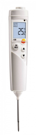 Testo 106 - Компактный термометр для пищевого сектора с сигналом тревоги