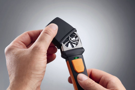 Смарт-зонд Testo 410 i - Анемометр с крыльчаткой с Bluetooth, управляемый со смартфона/планшета