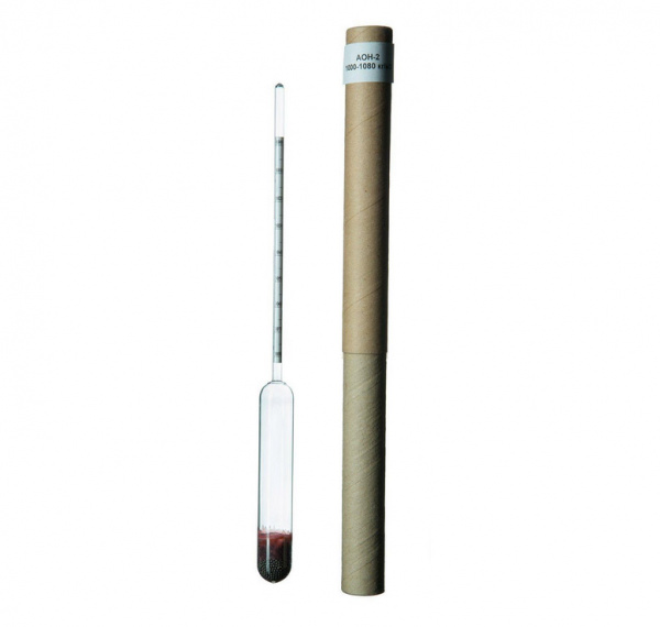 Ареометр общего назначения АОН-2 1660-1750, 20°С ц.д. 1,0, поверка:первичная РФ
