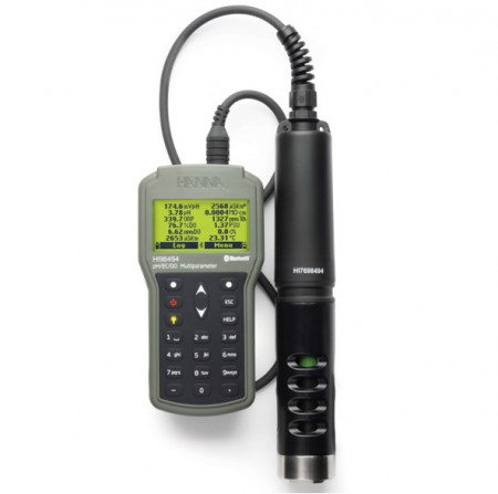 Портативный измеритель рН/проводимости/кислорода с Bluetooth HANNA HI98494